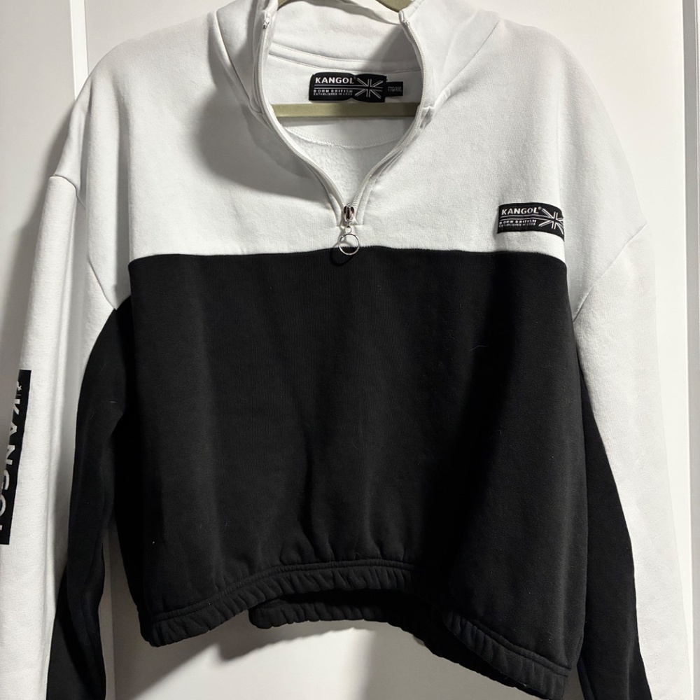 Kangol cropped sweatshirt